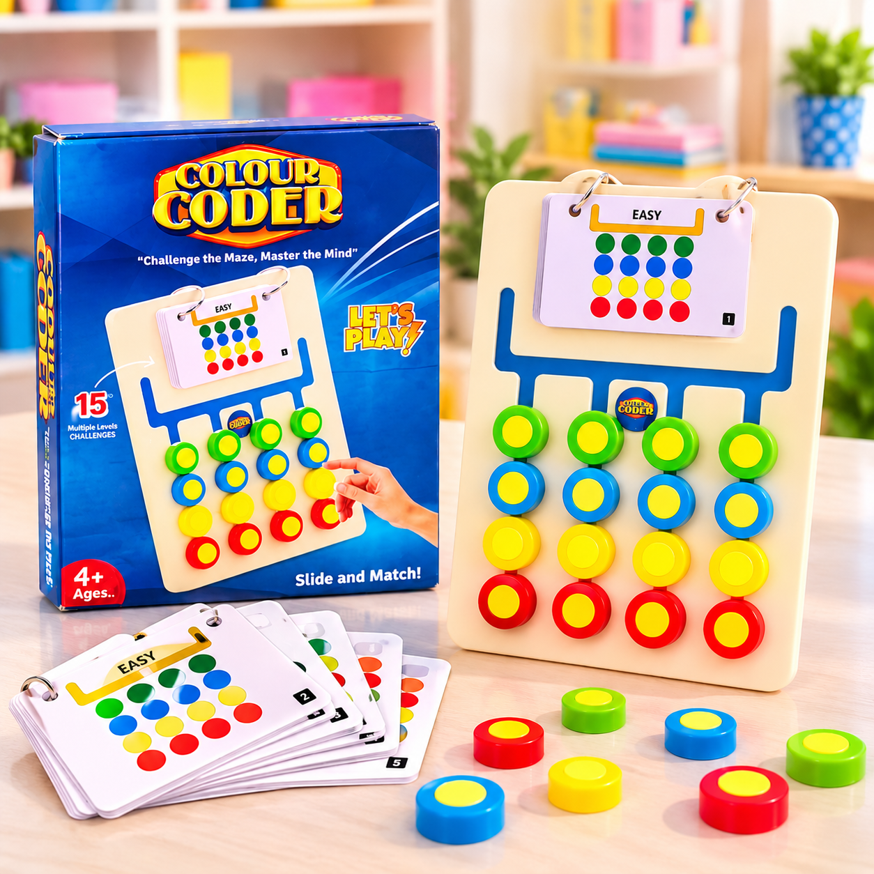 Color Coder Montessori Learning Board