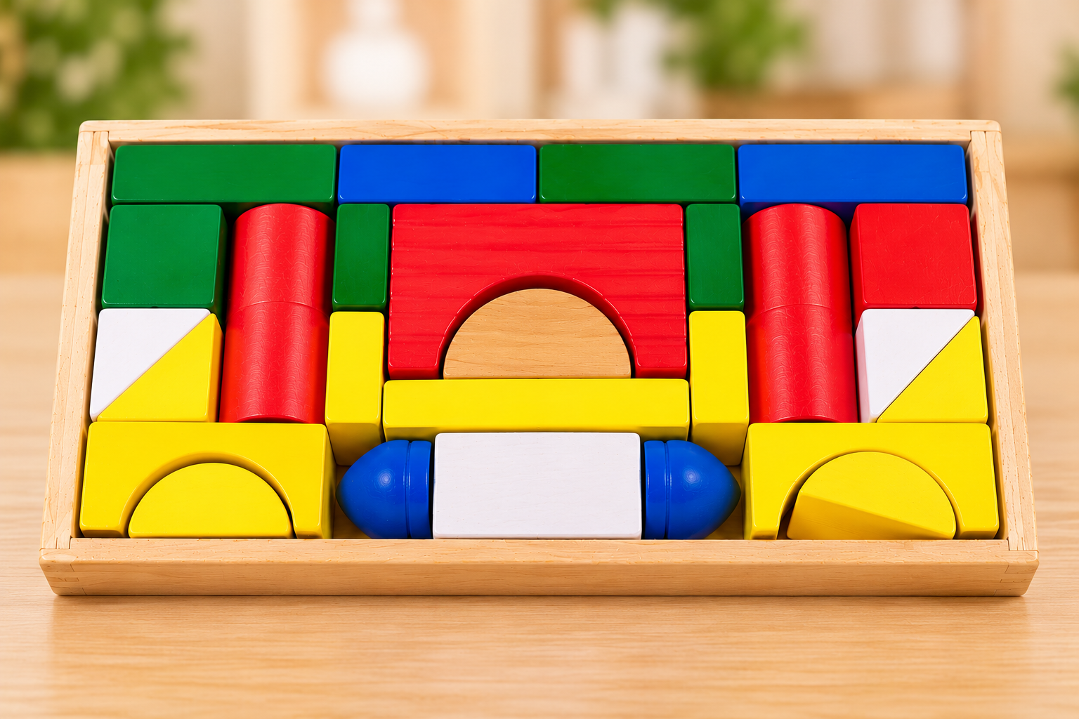 Wooden Stacking Blocks (26 pcs)