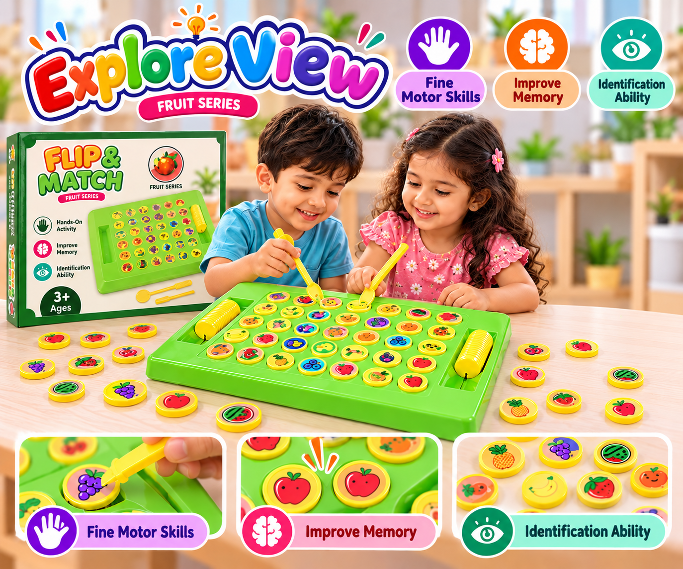Flip and Matching Game Theme 1 - View 2