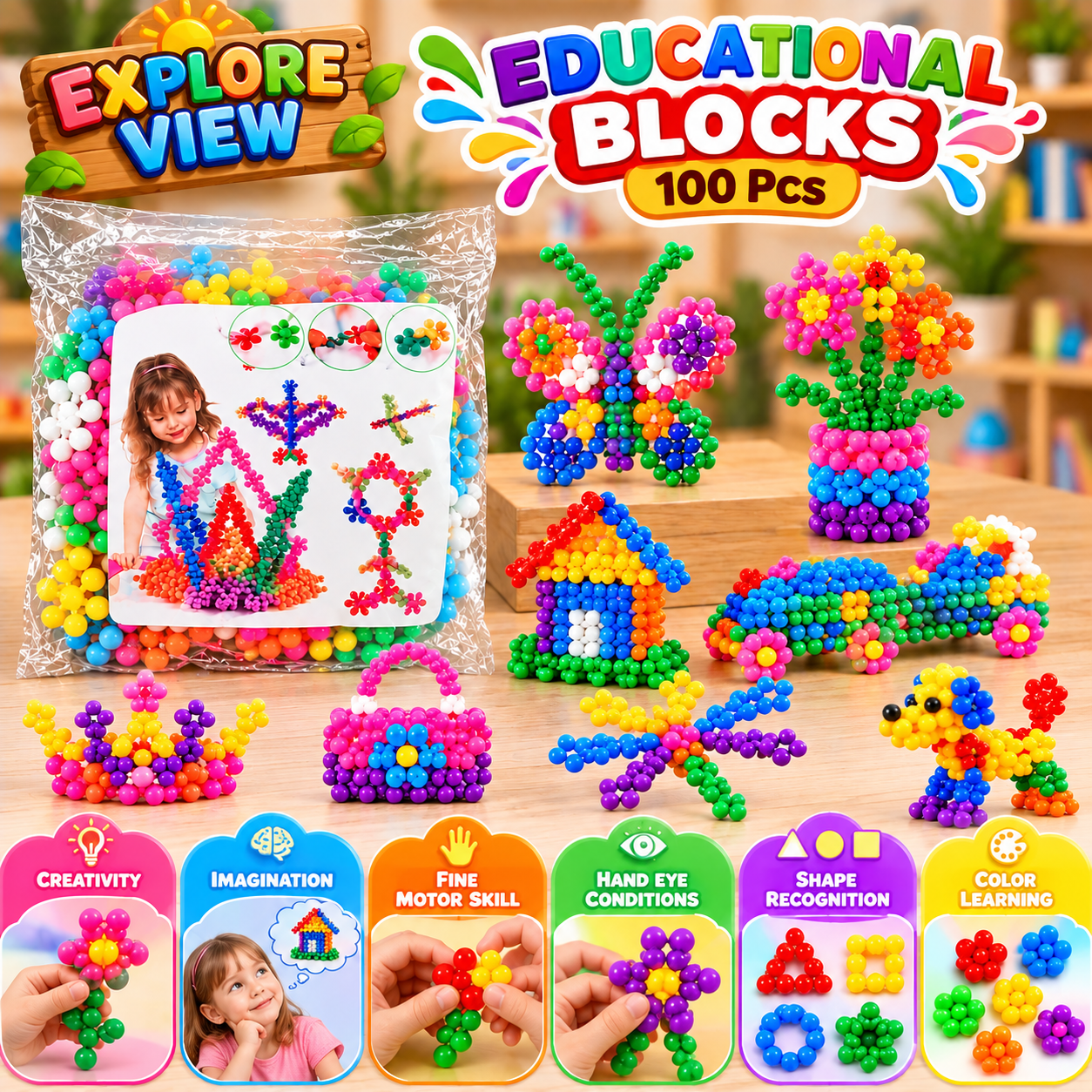 Star link building blocks - View 2