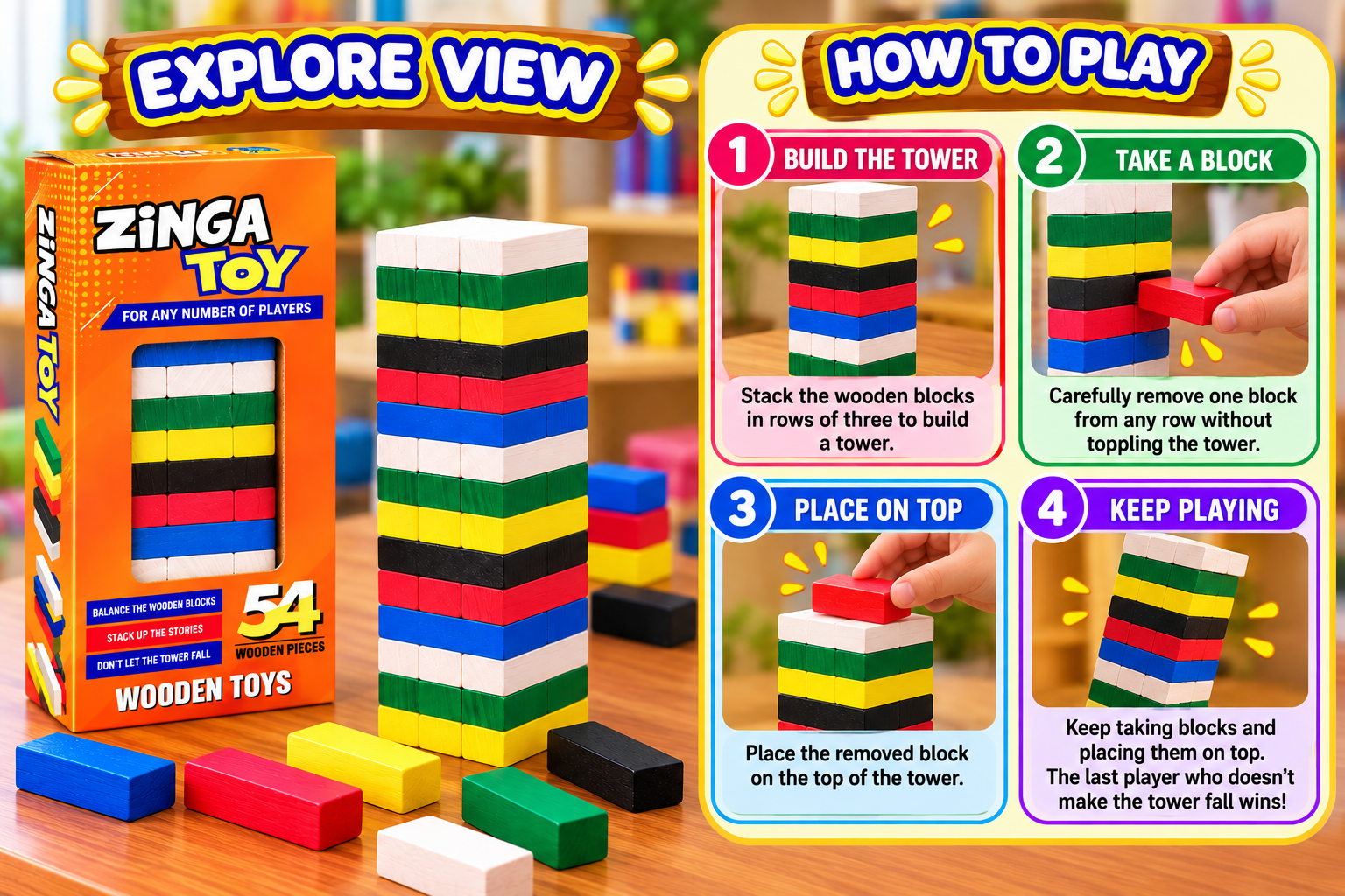 Jenga Beach - View 2