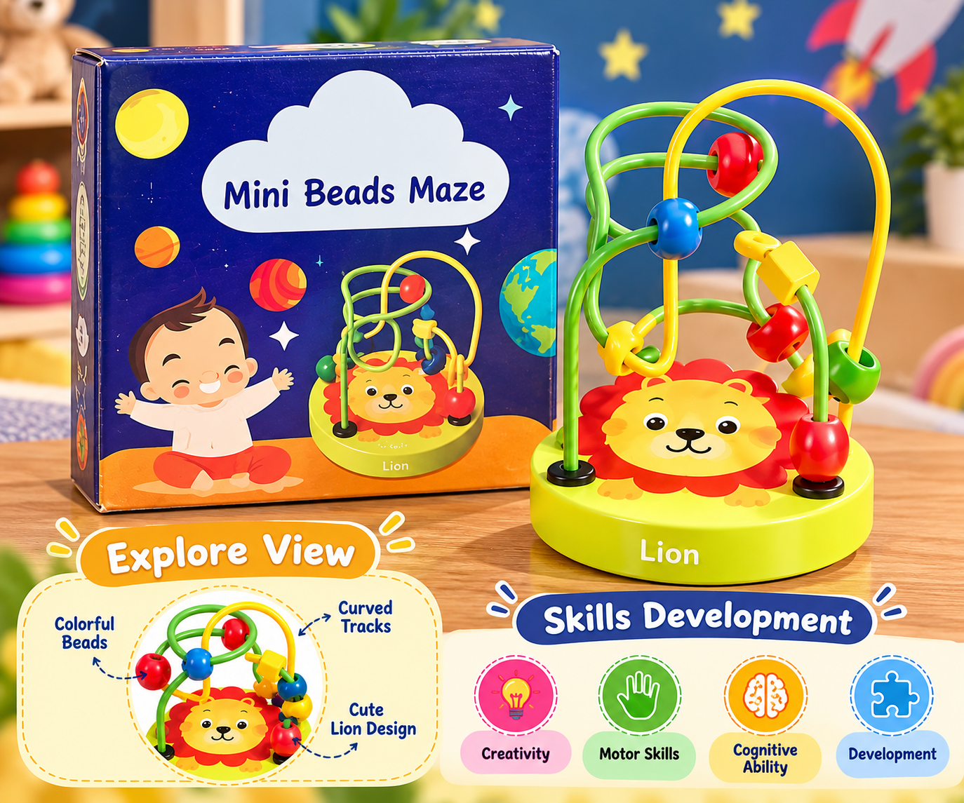 Mini  Beads  Maze - View 2