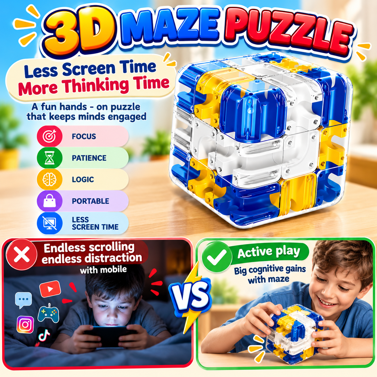 3D Maze Puzzle - View 2